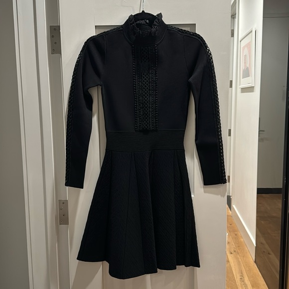 The Kooples Black Sweater Dress - Picture 2 of 7